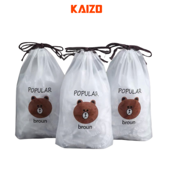 Màng bọc thực phẩm siêu dai co giãn cao cấp,combo 100 bao bọc thức ăn có chun siêu bền KAIZO MART