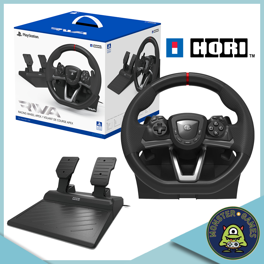 Hori Racing Wheel APEX for PS5, PS4. PC (จอยพวงมาลัย PS4, PS5 และ PC)(จอยพวงมาลัย Hori)(พวงมาลัย Hori Apex) ราคา 7,640 บาท*ส่งฟรี