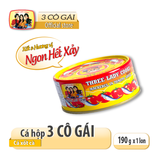 Cá Nục Xốt Cà Lon 190gr - Nắp giựt