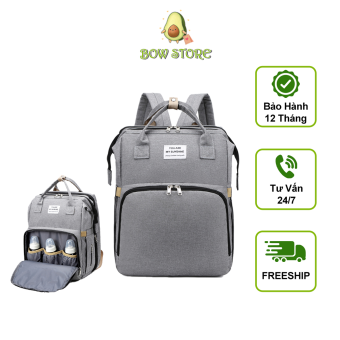 Balo Bỉm Sữa Di Động Đa Năng Sunshine Cho Mẹ Tích Hợp Nôi Di Động Cho Bé Túi Đựng Đồ Sơ Sinh Chất Liệu Vải Cao Cấp Chống Thấm Nước Thiết Kế Gấp Gọn Hiện Đại Không Gian Để Siêu Lớn - Bow Store 18