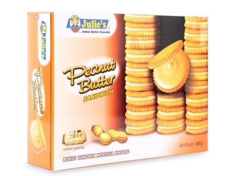 Bánh Quy Julie's Nhân Bơ Đậu Phộng (Hộp 180g)
