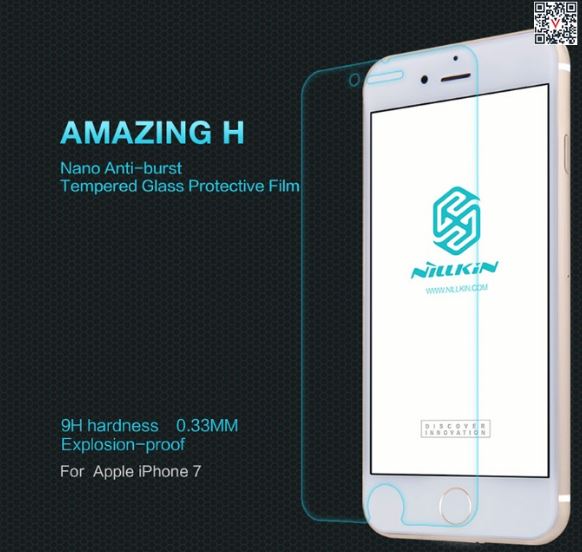 Kính cường lực Nillkin 9H cho iPhone 7 Plus/8 Plus trong suốt chính hãng