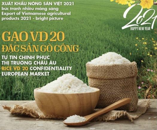Gạo đặc sản VD 20 Gò Công túi 10 kg