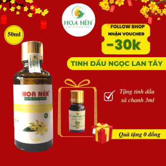 Tinh Dầu Hoa Ngọc Lan Tây Nguyên Chất 50ml - Tinh dầu Hoa Nén - Xông thơm phòng, thư giãn, làm đẹp da