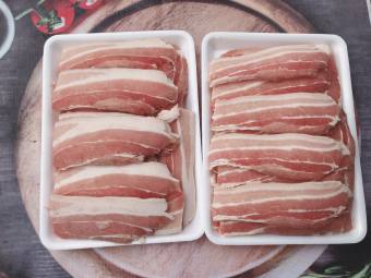 HCM - Ba Chỉ Heo Có Da Cắt Lát Nướng 1kg - Giao hàng nhanh