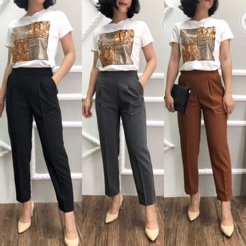 Quần baggy công sở nữ