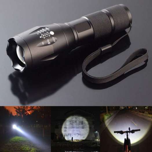 ĐÈN PIN SIÊU SÁNG CÔNG NGHỆ NHẬT XML - T6 LED Cao Cấp Hợp Kim Chống Nước Pin Có Thể Sạc Lại Full box Bảo Hành 12 Tháng