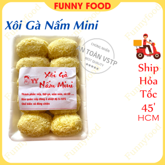 Xôi Gà Nấm Mini – Gà Bó Xôi Chiên 10 Cái – [Ship Hỏa Tốc HCM] – Funnyfood