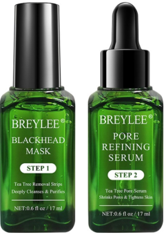 Bộ Mặt Nạ Và Serum Breylee Loại Bỏ Mụn Đầu Đen Và Se Khít Lỗ Chân Lông Hiệu Quả