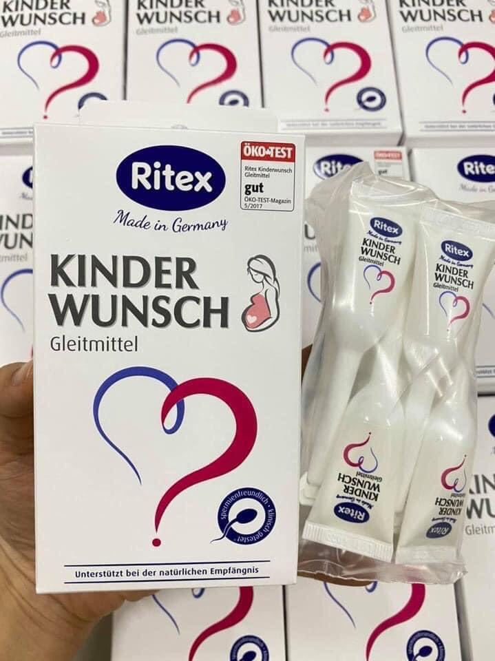 Gel Ritex Kinderwunsch hỗ trợ thụ thai -- Đức