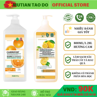 Nước rửa hữu cơ SakHouse cho rau củ và dụng cụ