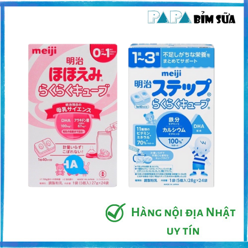 Sữa MEIJI 24 thanh 648g hàng nội địa Nhật chính hãng