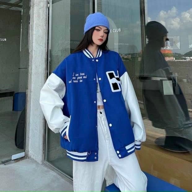 Áo Khoác Bomber, Áo Khoác Nam Nữ, Dù 2 lớp Dày Dặn, Phối Hình Đám Mây In Nổi Cực Chất. TP