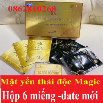 Ủ YẾN THẢI ĐỘC LUXURY GOLDEN MASK - Mặt nạ ủ yến Magicskin Magic Skin - ARSENIO STORE