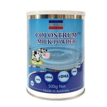 Sữa bò non nguyên chất chứa DHA + Kháng Thể IgG Costar Colostrum Powder Milk 500g