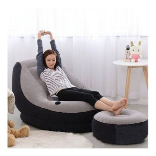 TẶNG KÈM BƠM] Ghế Hơi Intex - Ghế Tựa Lưng - Giường Hơi, Nệm Hơi Cao Cấp. Ghế Hơi Intex Vỏ Nhung, Thiết Kế Sang Trọng, Thích Hợp Cho Thư Giãn Nghỉ Ngơi