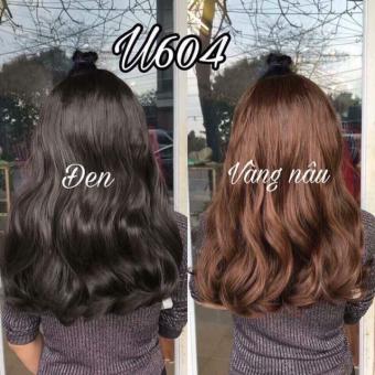 Tóc giả kẹp chữ U xoăn dợn lửng- mã u604 ❤️FREESHIP🎀 kẹp u xoăn lửng