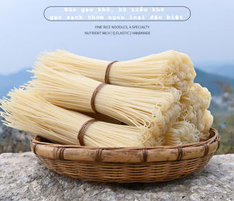 2 KG Bún gạo khô sạch, thơm ngon đặc sản Hà Nội. Bún Miến Khô Nhà Làm - Bún Gạo Khô Hà Nội - Bún Khô, Hủ Tiếu Khô Bún Gạo Rice Vermicelli Sợi Dài Khô Sạch Đảm Bảo An Toàn