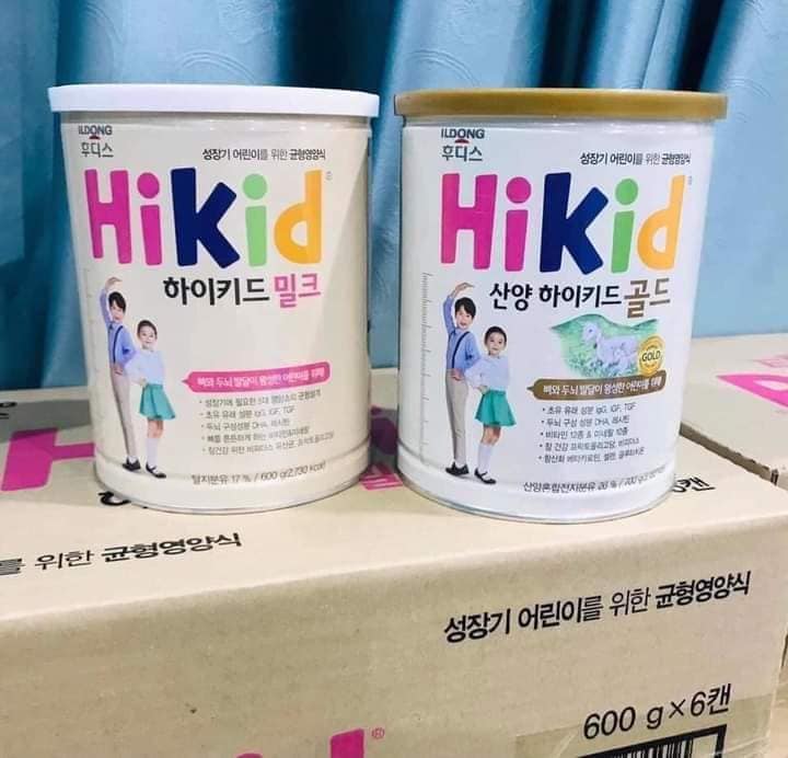 Sữa hikid vani nội địa hàn quốc 600g/hộp