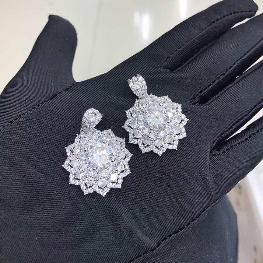 mặt dây chuyền bạc - D265221 JURI SHOP - Không đen không dị ứng - mặt dây chuyền kim cương mặt dây c