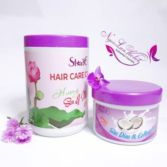 Hấp Ủ xả tóc Sen & Nhân Sâm & collagen cô đặc 500, 1000ml