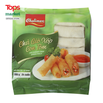 Chả Giò Xốp Con Tôm Cholimex 500G - Siêu Thị Tops Market