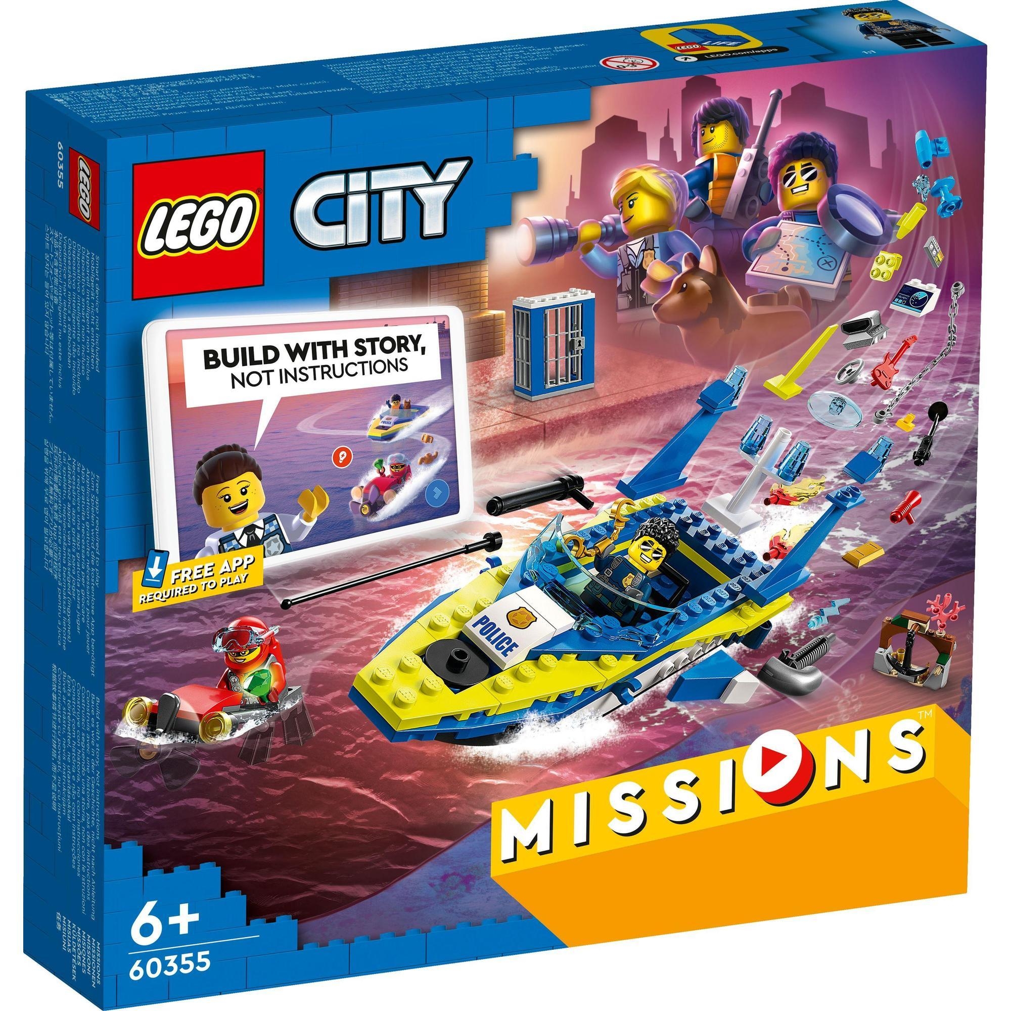 Đồ chơi lắp ráp - lego city 60355 nhiệm vụ thám tử của biển