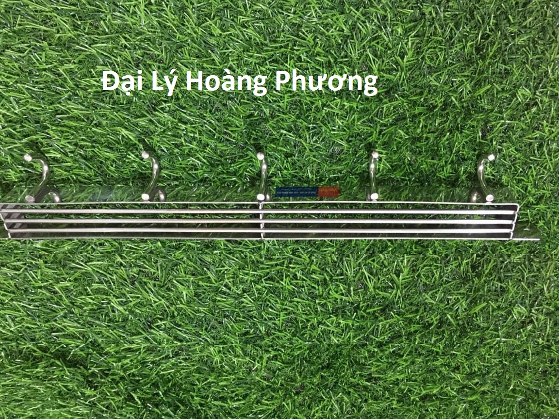 Giá treo dao thớt inox, móc treo dao thớt treo tường tặng kèm nở và vít