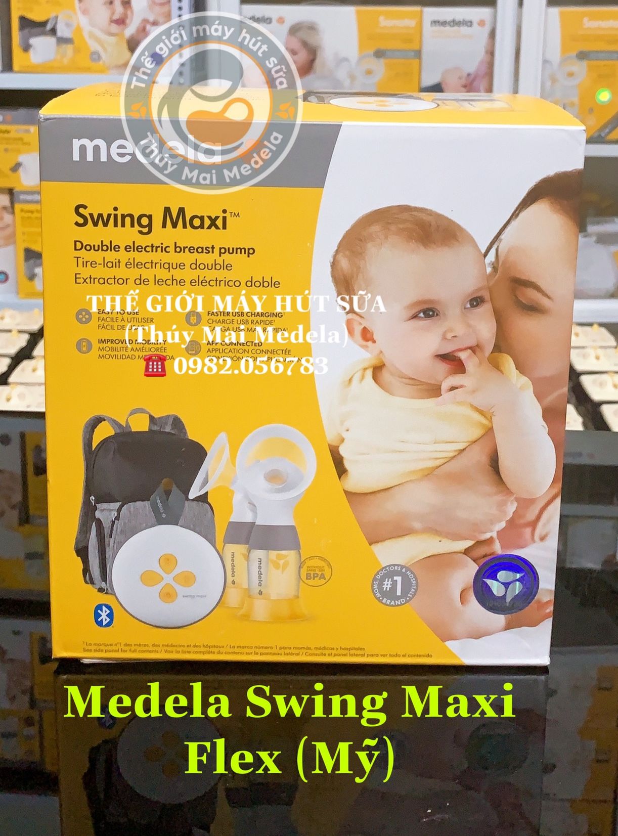 Máy hút sữa medela swing maxi flex plus