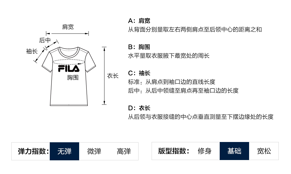 FILA CORE LIFESTYLE EMERALD TWILIGHT GLOW Damen-T-Shirt mit kurzen Ärmeln (weiß)