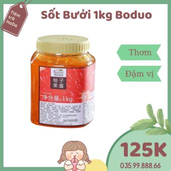 Sốt Tép Bưởi Đỏ Boduo 1kg có xác và tép làm trà hoa quả