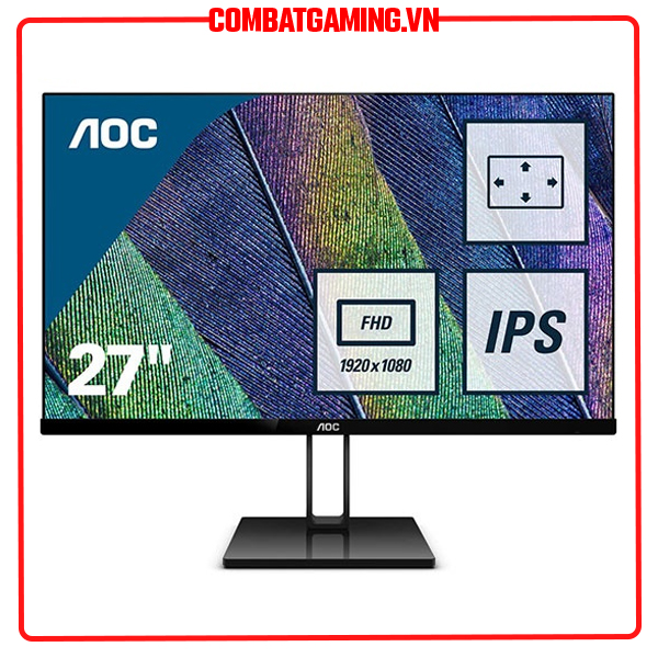 Màn hình AOC 27V2Q IPS Full HD 75Hz Free Sync