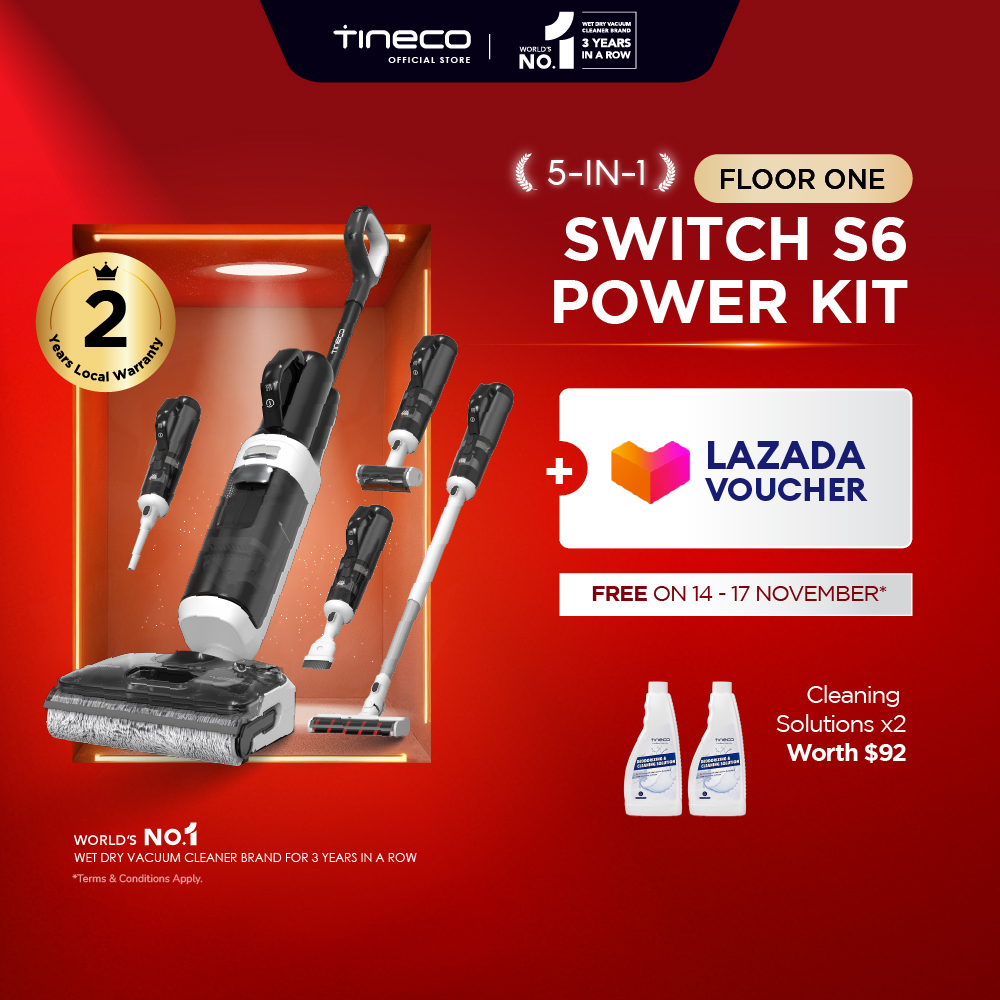 Shop Tineco S6 Power Kit at Better Price Online | Lazada Singapore