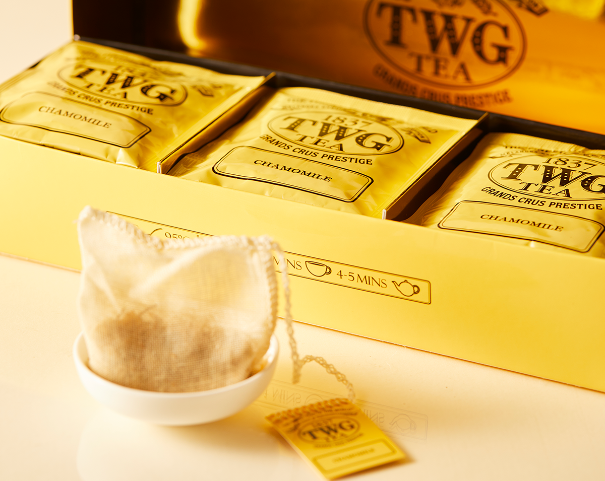 TWG Tea | Chamomile, Herbal Infusion in 15 Hand Sewn Cotton Tea