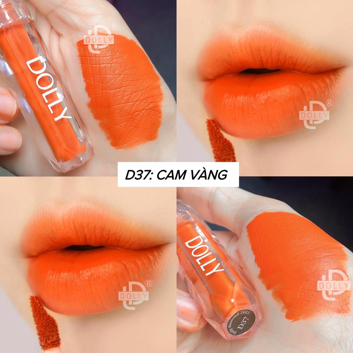 Son kem lì siêu mịn môi dolly diamond