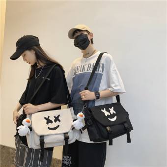 Túi đeo chéo canvas dễ thương unisex học sinh sinh viên cao cấp ulzzang, cặp đi học đi chơi nam nữ hàn quốc