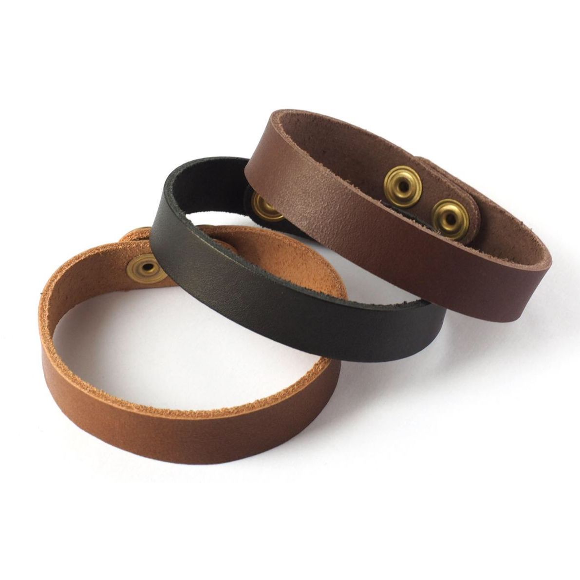 Vòng tay bằng da phong cách cho nam, nữ handmade, da thật