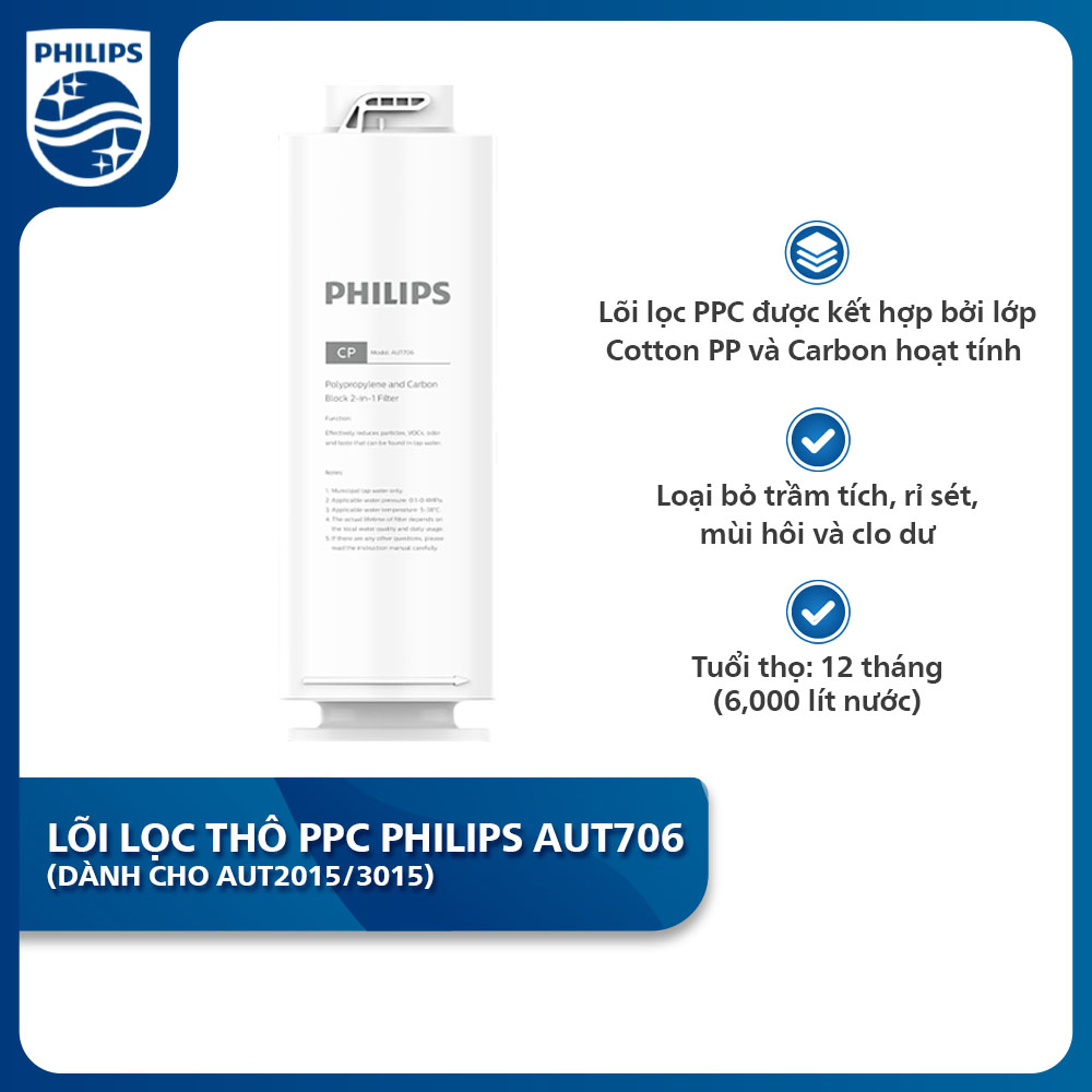 Lõi lọc thô ppc philips aut706