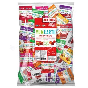 Kẹo Mút Trái Cây Hữu Cơ YumEarth Organic Pops Assorted Fruits Flavors
