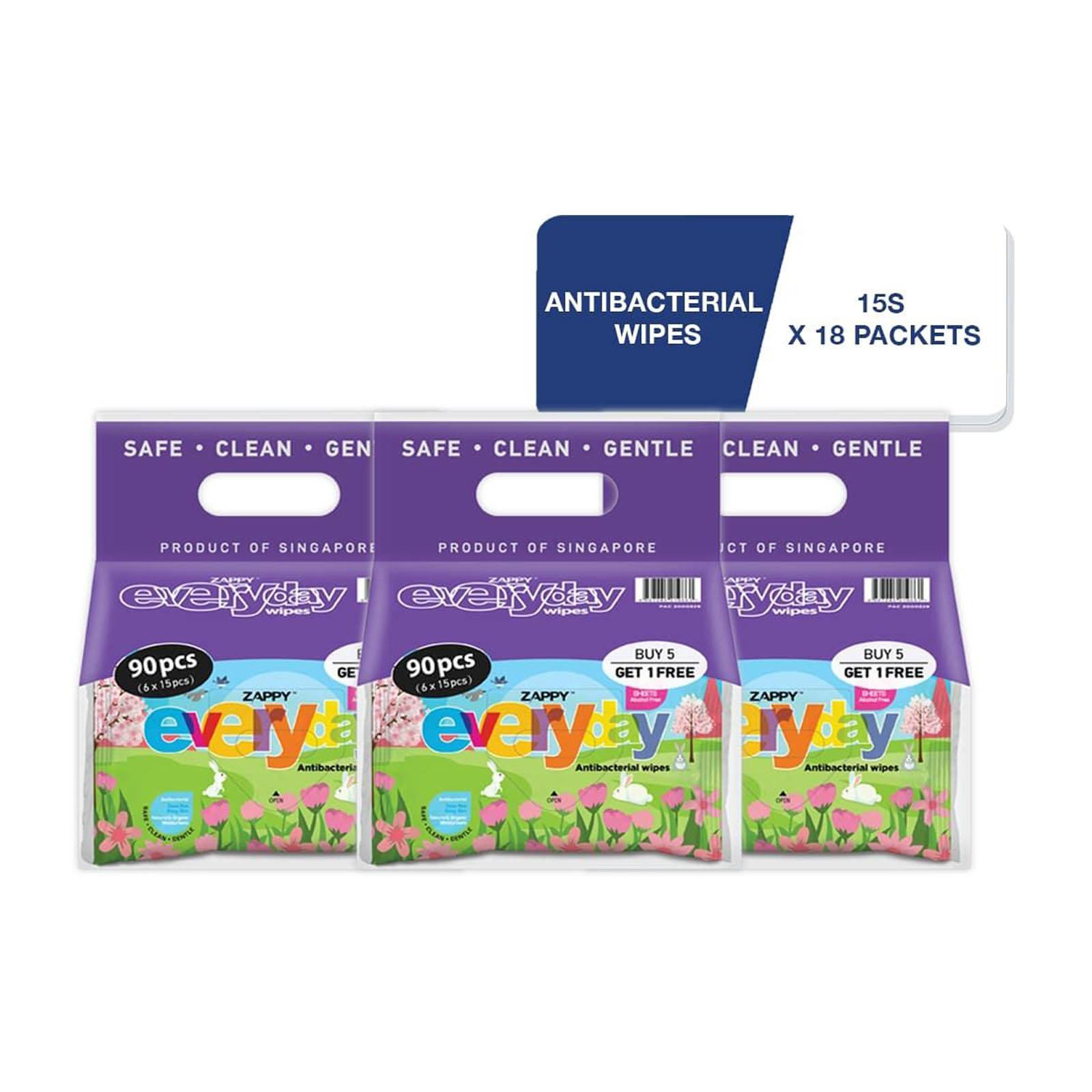 Zappy Ultimate Antiseptic Wipes 50 Sheets X 6 Packets