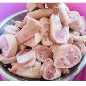 Giò heo gân, cắt khoanh - túi 1kg (giao tphcm)