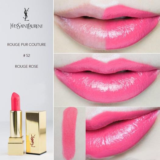52 Rouge Ysl Lip 52 Ysl Rouge Pur Couture Rosy Coral 2025