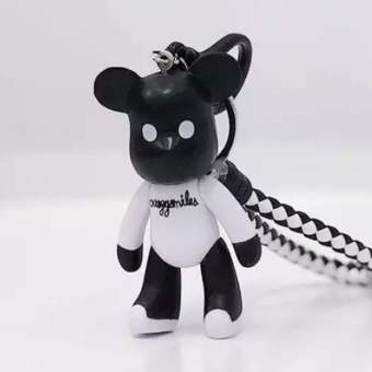 Móc khóa túi xách balo mini silicon cute gấu bearbrick đẹp giá rẻ