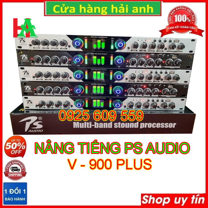 Nâng tiếng karaoke - máy nâng tiếng karaoke - nâng tiếng ps -v-900plus hàng chính hãng - tặng 2 dây canon