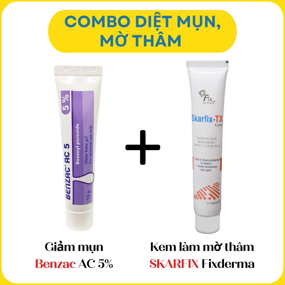 Benzac AC 5% Benzoyl Peroxide 15g - KEM GIẢM MỤN