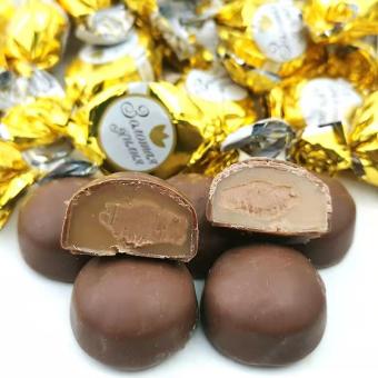 Combo 1000g Kẹo Socola Nga Bông Huệ Vàng Konti “Golden Lily” gói 500g