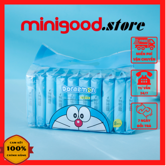 Khăn giấy ướt EDI Doraemon 10 bao * 8 miếng MINIGOOD