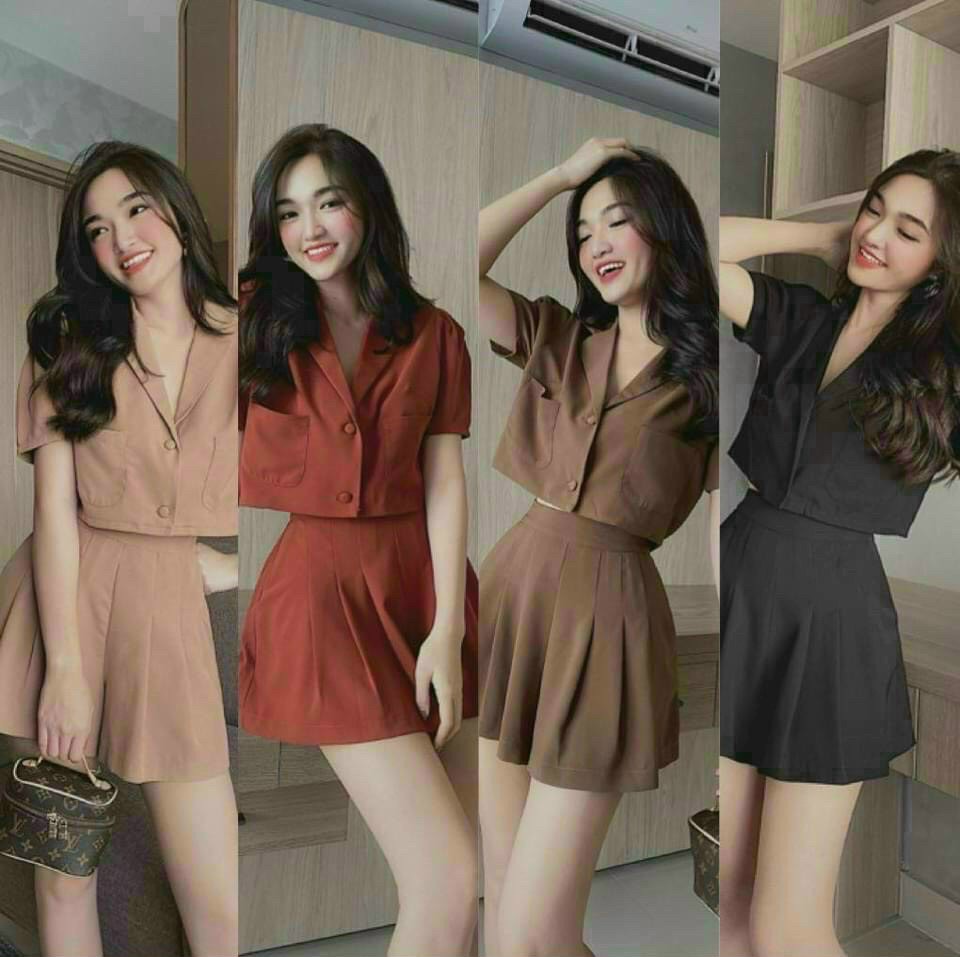 Đầm ngắn nữ siêu xinh xắn tôn dáng siêu đẹp ôm duyên dáng cho các nàng