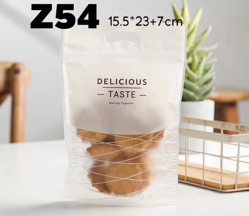 Túi zip đựng bánh,kẹo Delicious Z54 - 50 cái