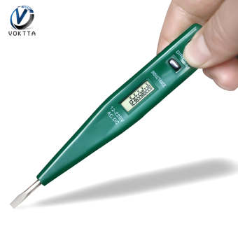 VOKTTA Bút Thử Kỹ Thuật Số Bút Thử Đa Năng AC DC 12-250V Bút Thử Điện Bút Thử Điện Máy Dò Điện Áp Bút Thử